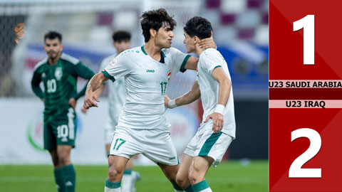 VIDEO bàn thắng U23 Saudi Arabia vs U23 Iraq: 1-2 (Vòng bảng U23 châu Á 2024)