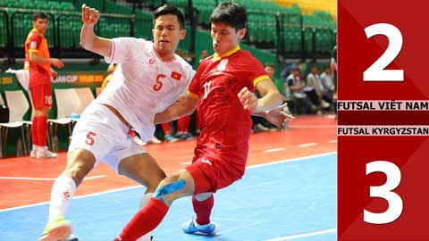 VIDEO bàn thắng  Futsal Việt Nam vs Futsal Kyrgyzstan: 2-3 (Vòng vòng play-off Futsal châu Á 2024)