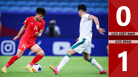 VIDEO bàn thắng U23 Việt Nam vs U23 Iraq: 0-1 (Tứ kết U23 châu Á 2024)