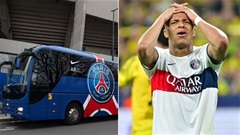 Mbappe bị xe buýt của PSG 'bỏ lại' sau trận thua Dortmund