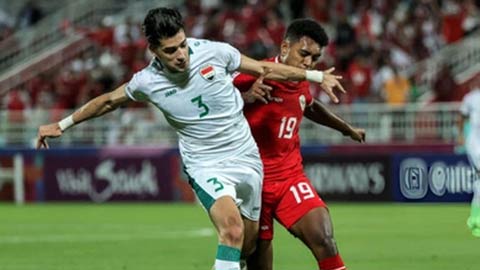 U23 Iraq dự Olympic, U23 Indonesia tranh vé vớt 