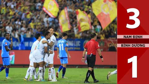 VIDEO bàn thắng Nam Định vs Bình Dương: 3-1 (Vòng 17 V.League 2023/24)