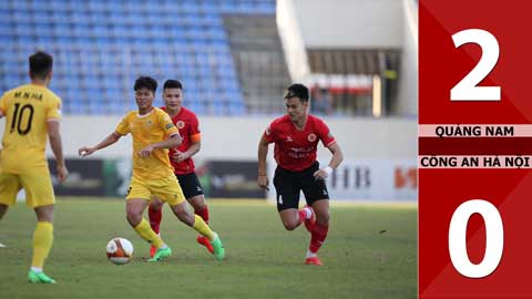 VIDEO bàn thắng Quảng Nam vs Công an Hà Nội: 2-0 (Vòng 17 V.League 2023/24)