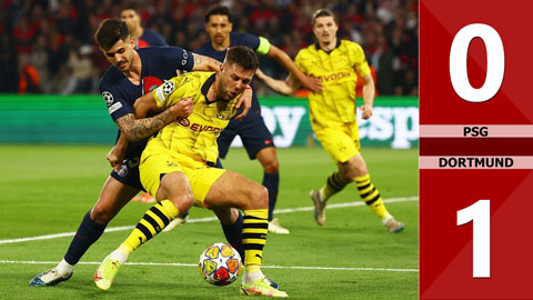 VIDEO bàn thắng PSG vs Dortmund: 0-1 (Bán kết lượt về Champions League 2023/24)