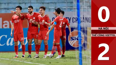 VIDEO bàn thắng Hà Nội vs Thể Công Viettel: 0-2 (Vòng 17 V.League 2023/24)