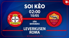 Soi kèo hot hôm nay 9/5: Chủ nhà đè phạt góc trận Leverkusen vs Roma; Olympiakos vs Aston Villa có mưa gôn