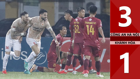 VIDEO bàn thắng Công an Hà Nội vs Khánh Hòa: 3-1 (Vòng 18 V.League 2023/24)