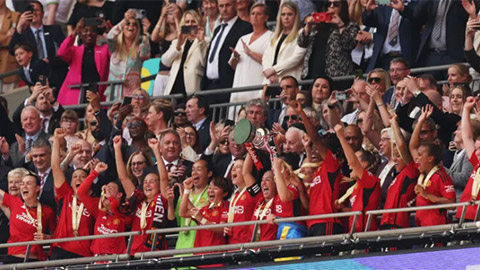 Đội nữ MU đánh bại Tottenham, vô địch FA Cup