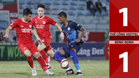 VIDEO bàn thắng Thể Công Viettel vs Bình Định: 1-1 (Vòng 18 V.League 2023/24)
