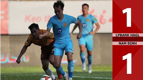  VIDEO bàn thắng LPBank HAGL vs Nam Định: 1-1 (Vòng 18 V.League 2023/24)