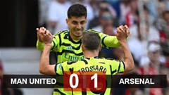 Kết quả MU 0-1 Arsenal: Pháo thủ đòi lại ngôi đầu