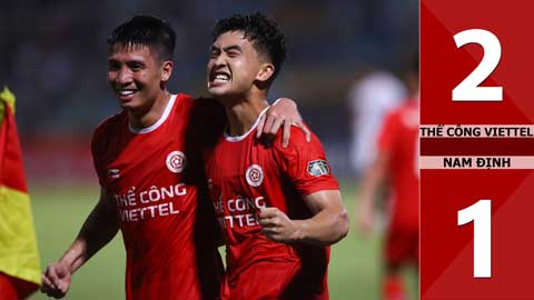 VIDEO bàn thắng Thể Công Viettel vs Nam Định: 2-1 (Vòng 19 V.League 2023/24)