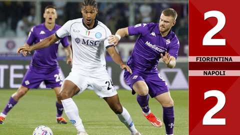 VIDEO bàn thắng Fiorentina vs Napoli: 2-2 (Vòng 37 Serie A 2023/24)