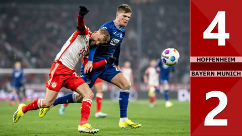 VIDEO bàn thắng Hoffenheim vs Bayern Munich: 4-2 (Vòng 34 Bundesliga 2023/24)