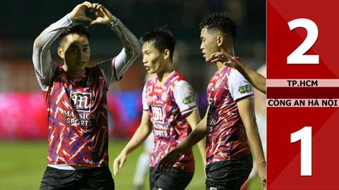 VIDEO bàn thắng TP.HCM vs Công an Hà Nội: 2-1 (Vòng 20 V.League 2023/24)