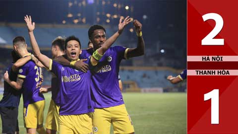 VIDEO bàn thắng Hà Nội vs Thanh Hóa: 2-1 (Vòng 20 V.League 2023/24)
