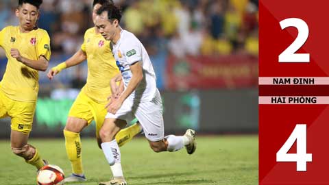 VIDEO bàn thắng Nam Định vs Hải Phòng: 2-4 (Vòng 20 V.League 2023/24)