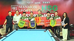 Tạ Văn Linh giành quán quân giải đấu Mansion x HSG 9 Ball Master Cup