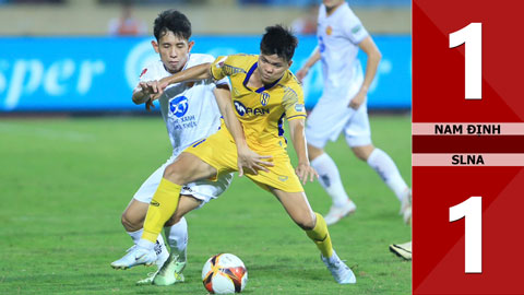 VIDEO bàn thắng Nam Định vs SLNA: 1-1 (Vòng 22 V.League 2023/24)