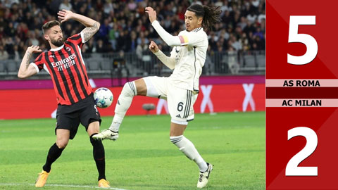 VIDEO bàn thắng AS Roma vs AC Milan: 5-2 (Giao hữu quốc tế 2024)