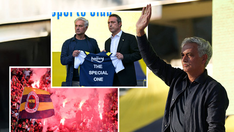 Mourinho ra mắt trong biển người phấn khích tại Fenerbahce