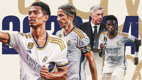 Real Madrid thống trị các giải thưởng tại Champions League 2023/24