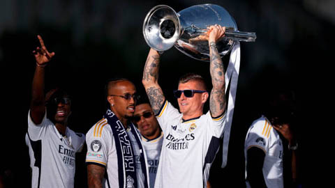 Real Madrid diễu hành mừng chức vô địch Champions League thứ 15