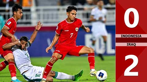 VIDEO bàn thắng Indonesia vs Iraq: 0-2 (Vòng loại World Cup 2026)