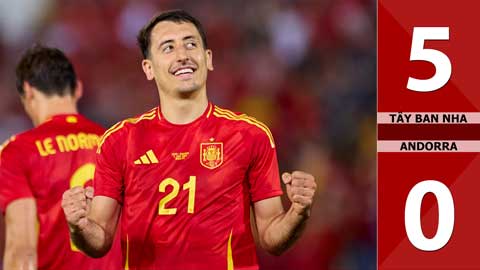 VIDEO bàn thắng Tây Ban Nha vs Andorra: 5-0 (Giao hữu Quốc tế 2024)