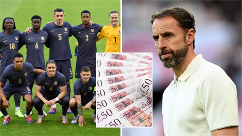 Cầu thủ Anh nhận bao tiền cho mỗi trận đấu tại EURO?