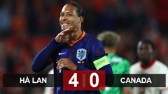 Kết quả Hà Lan 4-0 Canada: Hiệp 2 bùng nổ