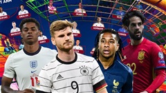 Pháp, Anh, Đức, Tây Ban Nha: Đội hình vắng mặt nào mạnh nhất châu Âu?