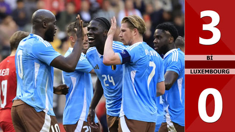 VIDEO bàn thắng Bỉ vs Luxembourg: 3-0 (Giao hữu quốc tế 2024) 