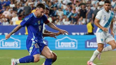 Chiêm ngưỡng cú đúp của Messi vào lưới Guatemala