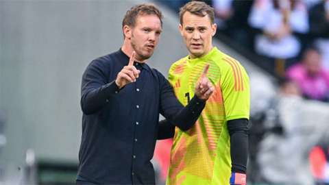 Nagelsmann và Neuer tạo khoảnh khắc lần đầu xuất hiện trong lịch sử EURO