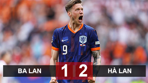 Kết quả Ba Lan 1-2 Hà Lan: 'Gà son' Weghorst mang về 3 điểm