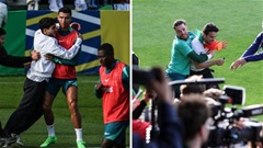 Điều điên rồ xuất hiện ở buổi tập của Ronaldo và Bồ Đào Nha