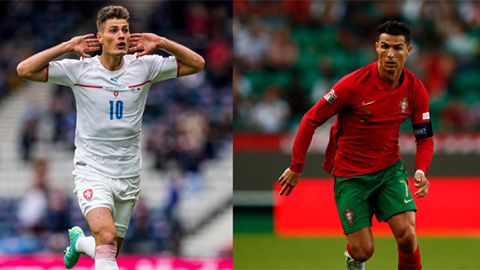 Bồ Đào Nha vs Séc: Ronaldo và 'món nợ' phải trả với Schick
