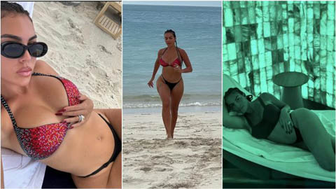 Georgina Rodriguez mặc bikini tiếp lửa cho Ronaldo