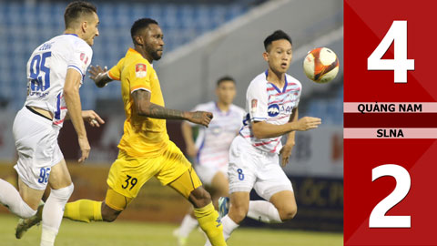 VIDEO bàn thắng Quảng Nam vs SLNA: 4-2 (Vòng 24 V.League 2023/24)
