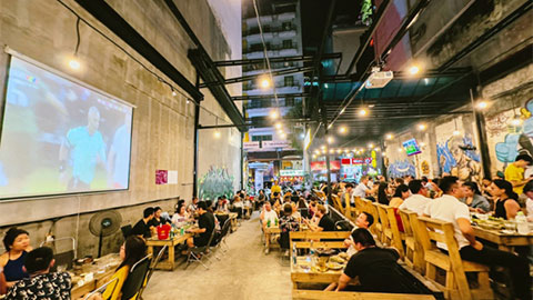 EURO sân nhà: Sài Gòn, cà phê tạm ổn, quán nhậu… lai rai 