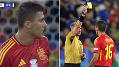 Rodri là cầu thủ đầu tiên nhận thẻ vì vi phạm luật mới tại EURO 2024