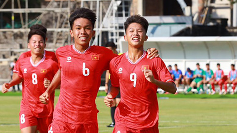 Thắng U16 Brunei 15-0, cầu thủ U16 Việt Nam khẳng định chưa đá hết sức