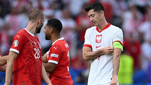 Ba Lan bị loại khỏi EURO 2024