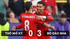 Kết quả Thổ Nhĩ Kỳ 0-3 Bồ Đào Nha: Ronaldo mang về vé vào vòng 1/8