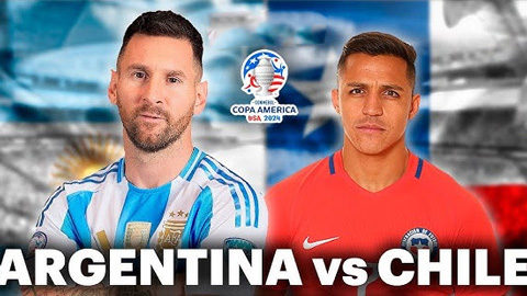 Đội hình dự kiến Chile vs Argentina, 08h00 ngày 26/6