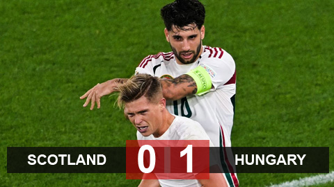 Kết quả Scotland 0-1 Hungary: Hungary thắp lên hy vọng đi tiếp