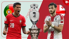 02h00 ngày 27/6: Bồ Đào Nha vs Georgia