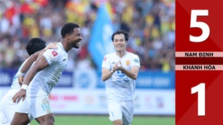 VIDEO bàn thắng Nam Định vs Khánh Hòa: 5-1 (Vòng 25 V.League 2023/24)