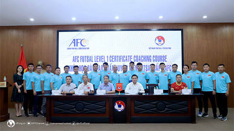 Khai giảng khóa đào tạo HLV Futsal cấp 1 – AFC